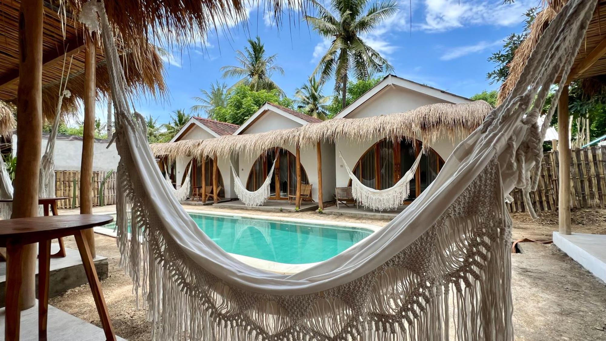 Rumah Canaria Bungalow غيلي تراوانغان المظهر الخارجي الصورة