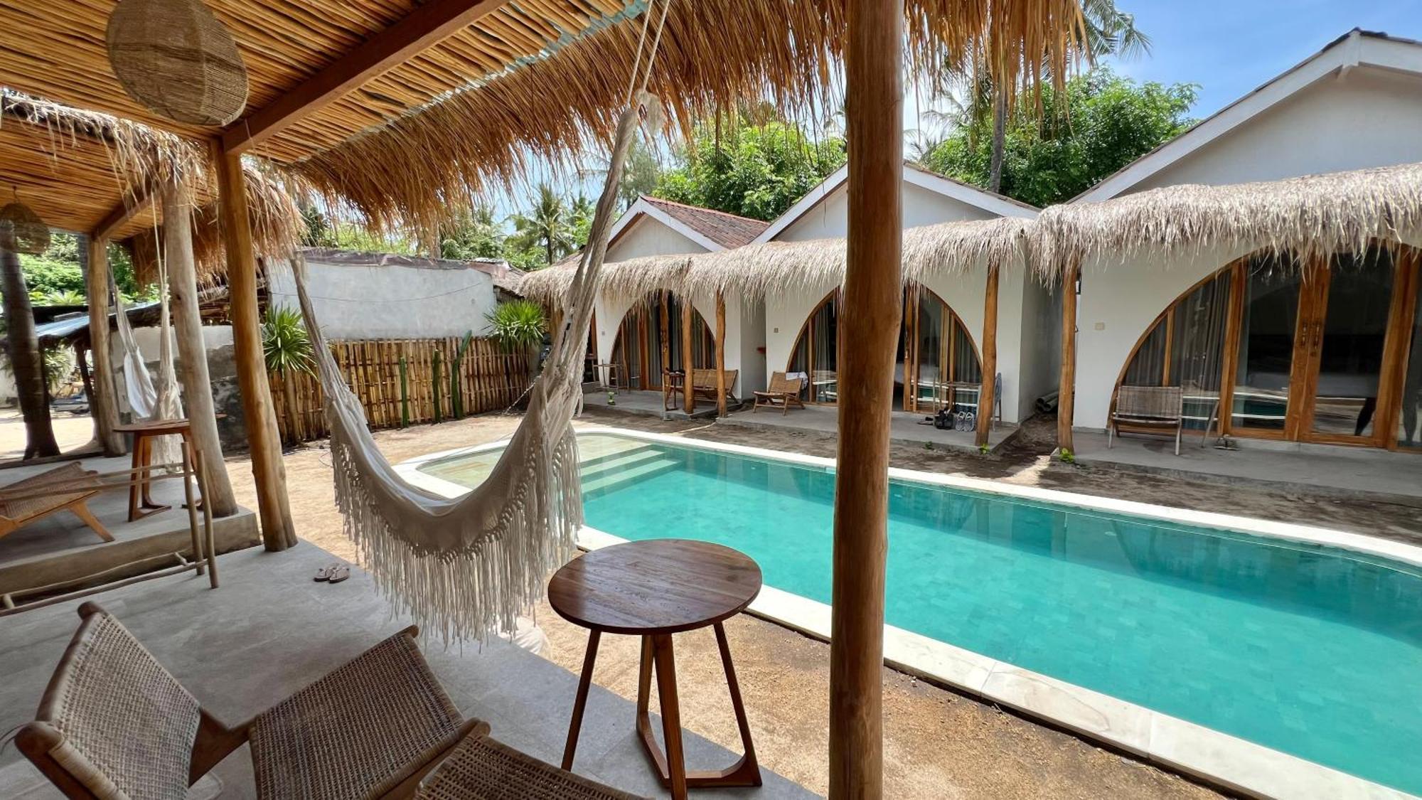 Rumah Canaria Bungalow غيلي تراوانغان المظهر الخارجي الصورة