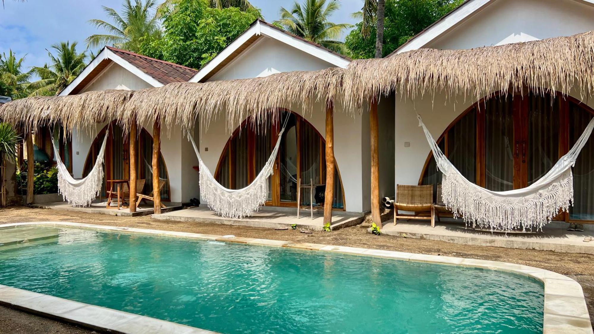 Rumah Canaria Bungalow غيلي تراوانغان المظهر الخارجي الصورة