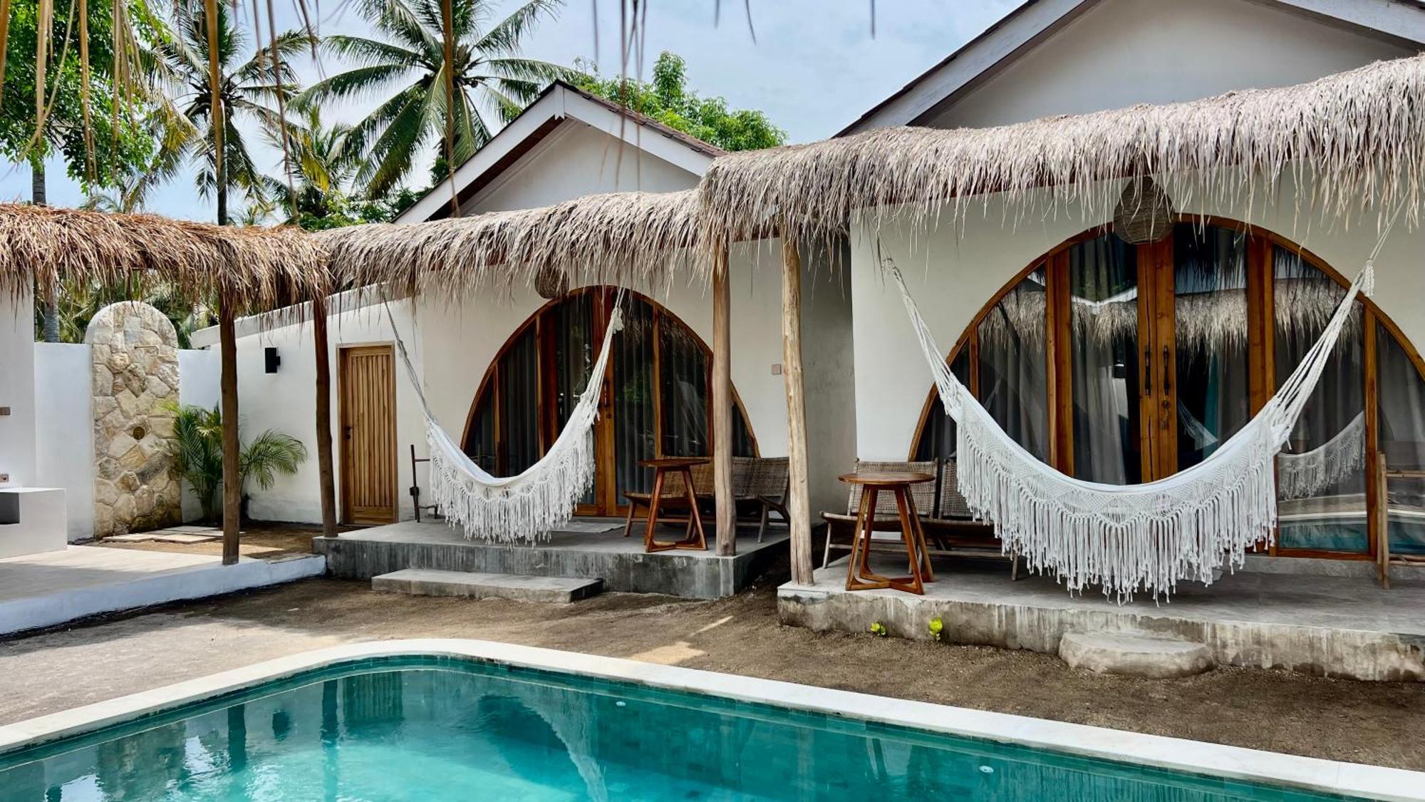 Rumah Canaria Bungalow غيلي تراوانغان المظهر الخارجي الصورة
