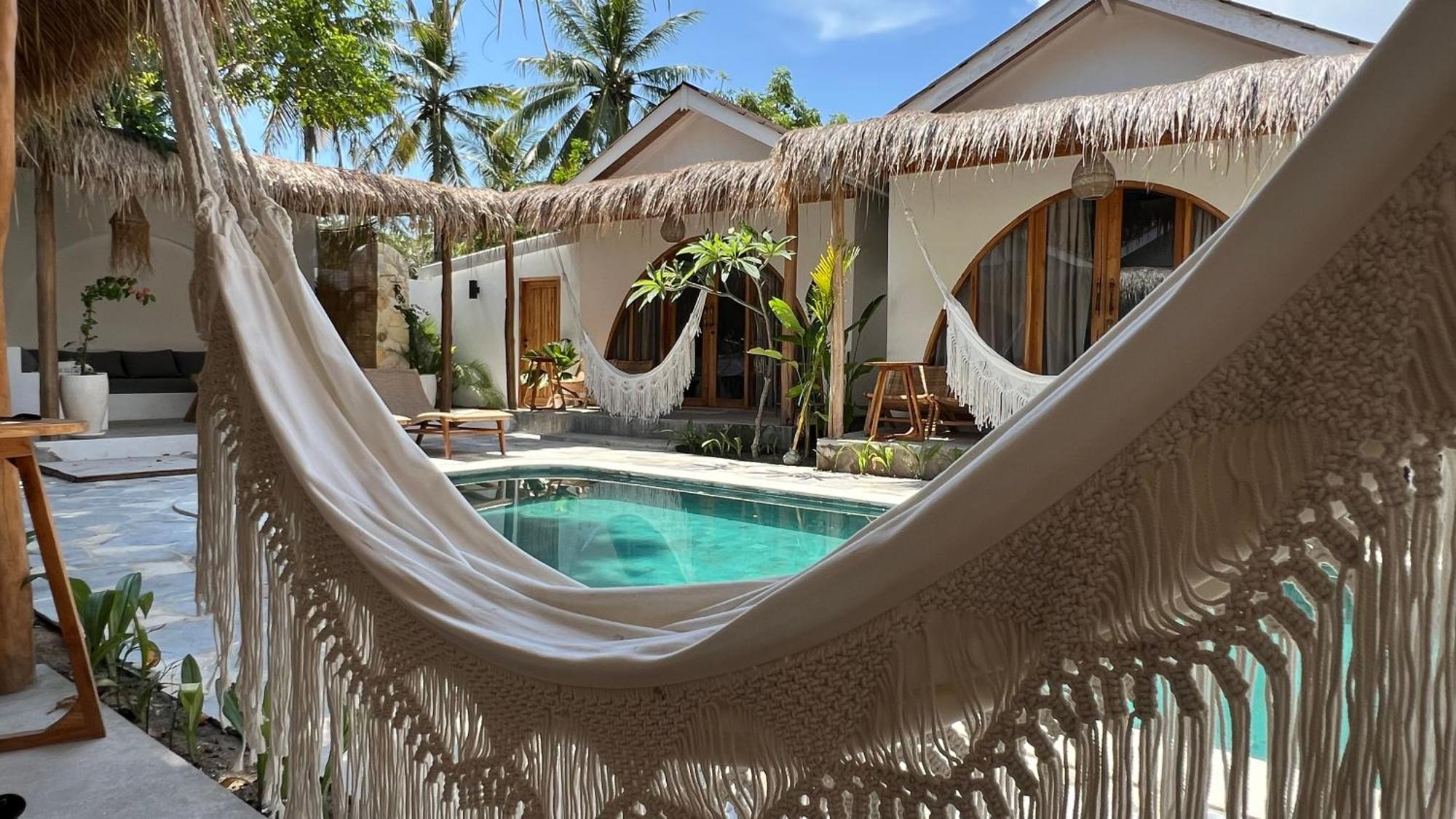 Rumah Canaria Bungalow غيلي تراوانغان المظهر الخارجي الصورة