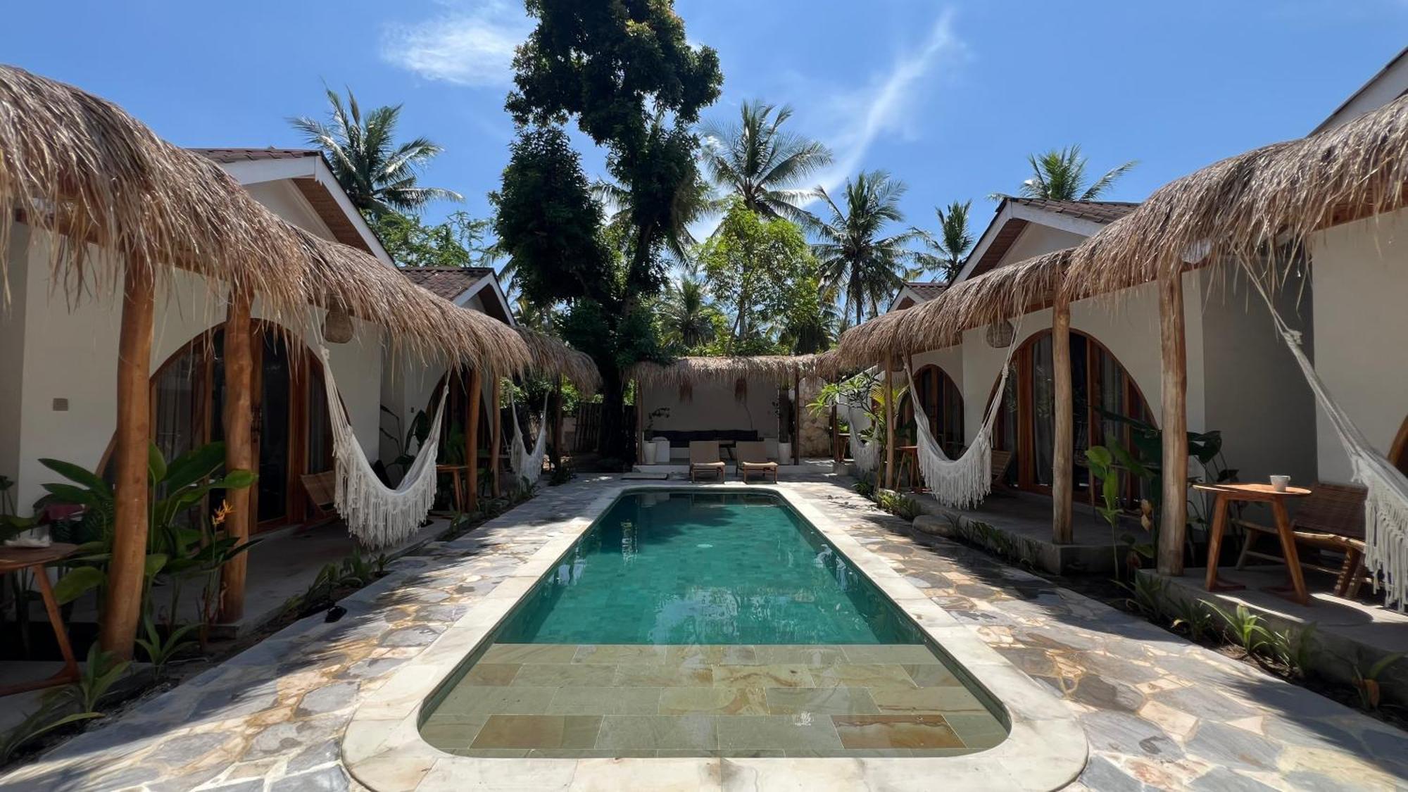 Rumah Canaria Bungalow غيلي تراوانغان المظهر الخارجي الصورة
